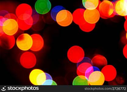 defocused colored circular lights backgrounds