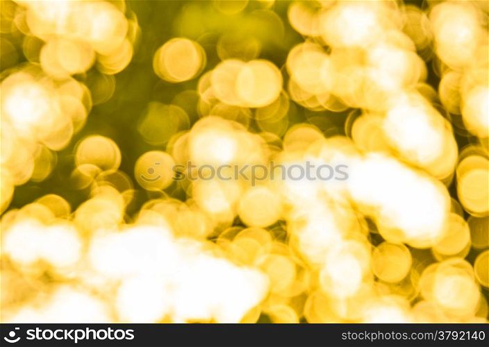 Defocused gold abstract background