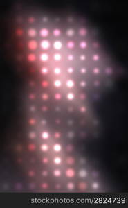 Defocused light dots abstract background