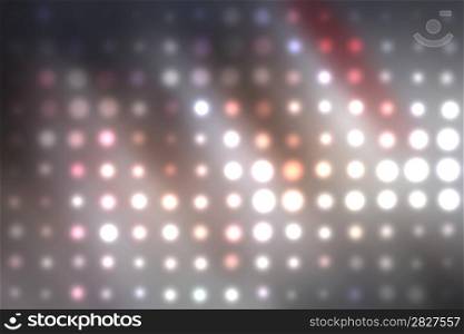Defocused light dots abstract background