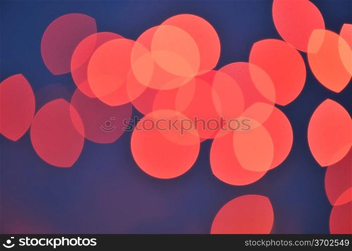 Defocused light dots bokeh background