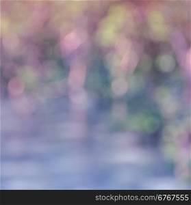 Defocused nature lights abstract background