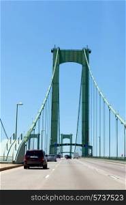 Delaware Memorial bridge between New Castle and Pennsville New Jersey