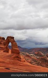 Delicate Arch in Arches National Park, Utah.