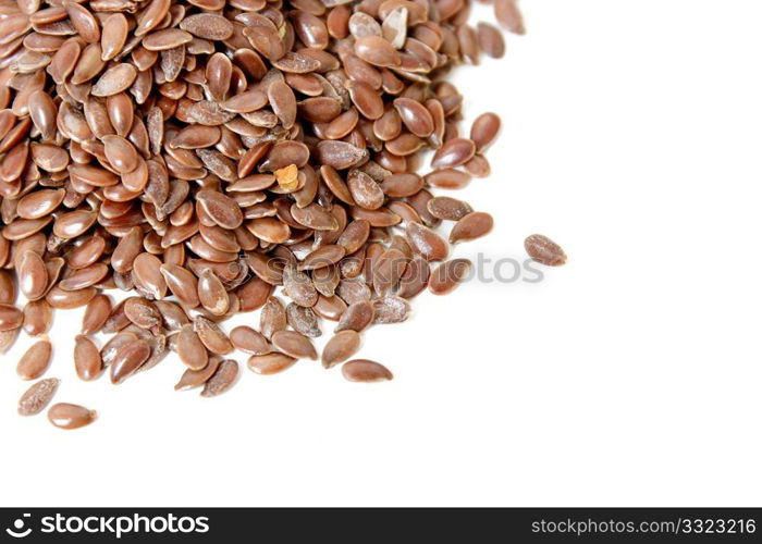 Delicious and healthy flax seeds