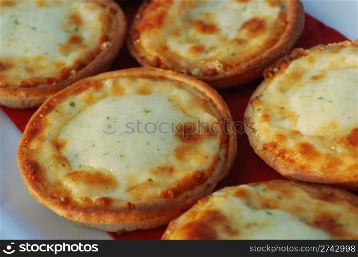 delicious and hot cheese piccolinis (background)