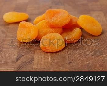 Delicious and sweet dried apricots