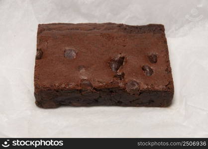 Delicious bakery product known as the chocolate brownie