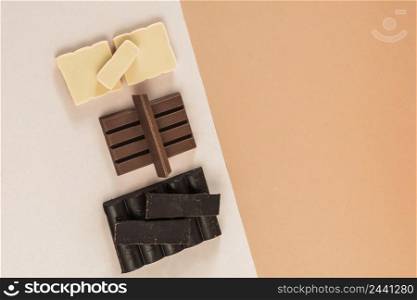 delicious chocolate composition