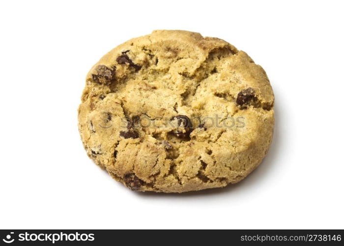 Delicious cookie isolated on white background