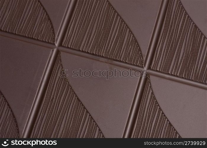 Delicious dark chocolate background