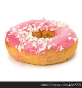 Delicious doughnut isolated on white background