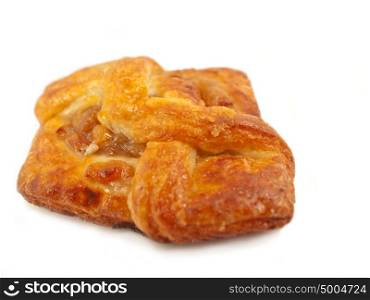 Delicious freshly baked pastry filled ruits