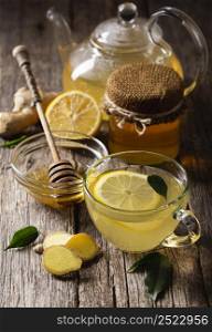 delicious healthy lemon tea concept 5