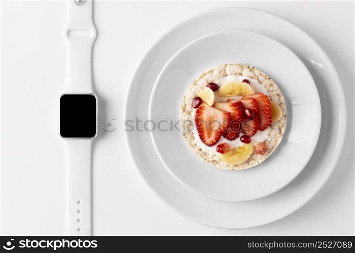 delicious healthy snack smartwatch