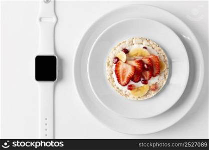delicious healthy snack smartwatch