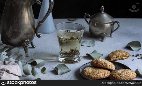 delicious herbal tea cookies arrangement