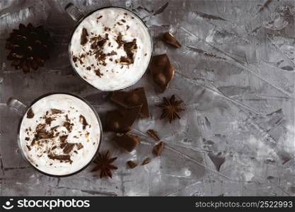 delicious hot chocolate concept with copy space 9