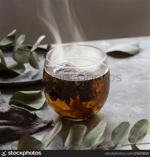 delicious hot herbal tea