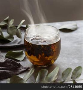 delicious hot herbal tea