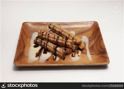 Delicious Mexican dish known best as churros