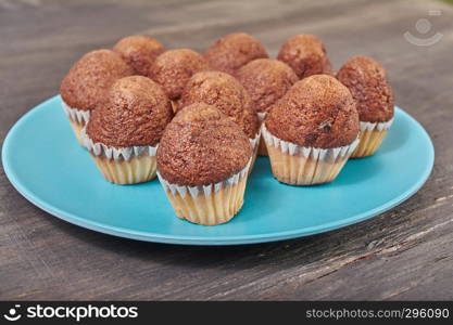 delicious mini chocolate flavor muffins for breakfast