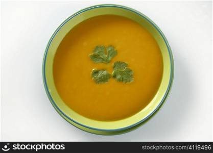 Delicious pumpkin soup