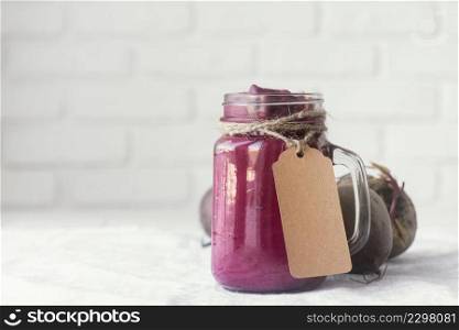 delicious purple smoothie jar mug