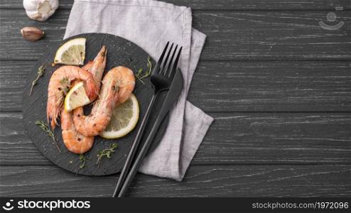 delicious seafood shrimp copy space. High resolution photo. delicious seafood shrimp copy space. High quality photo