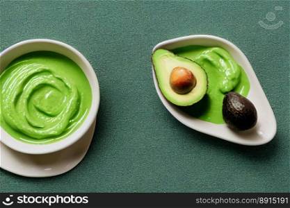 Delicious tasty healthy avocado sauce