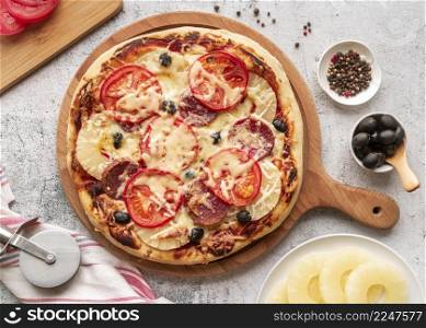 delicious traditional pizza composition 7. delicious traditional pizza composition 6
