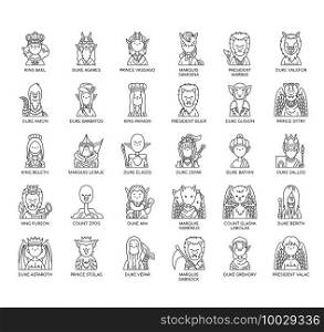 Demon Character , Thin Line and Pixel Perfect Icons