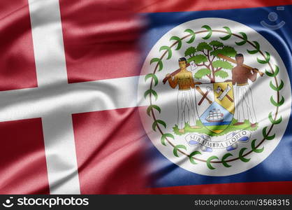 Denmark and Belize. Denmark and the nations of the world.