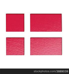 Denmark flag isolated on white stylized illustration.