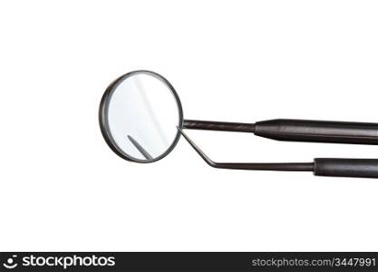 Dental Instruments isolated on a white background