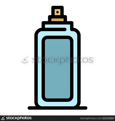 Deodorant icon. Outline deodorant vector icon color flat isolated. Deodorant icon color outline vector