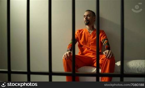 Depressed white supremacist in prison