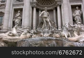 Der Trevi-Brunnenn in Rom.