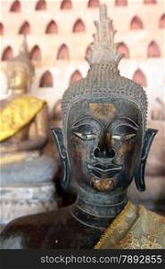 Der Wat Si Saket in Vientiane der Hauptstadt von Laos in Suedostasien.