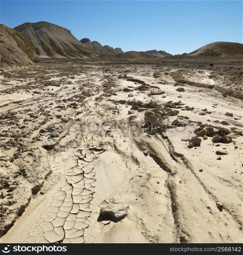Desert landscape in Death Valley National Park.