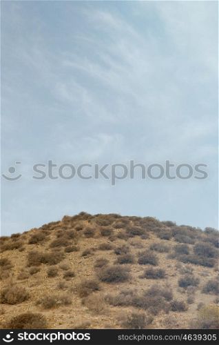 Desert place located in Almeria (southeast Spain)
