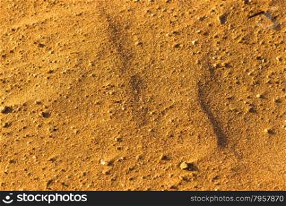 Desert sand pattern texture background from the sand in Sharm el-Sheikh, Egypt