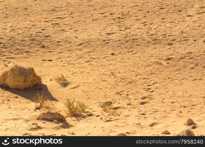 Desert sand pattern texture background from the sand in Sharm el-Sheikh, Egypt