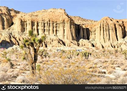 desert view at Red Rock Canyon, California, USA