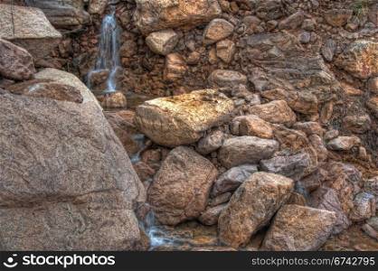 Desert waterfall
