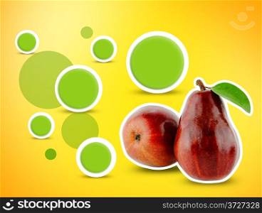 Design for Red Pear .. Red Pears