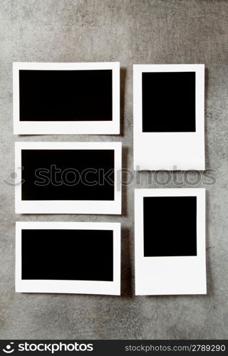 Designer concept - blank photo frames for your photos