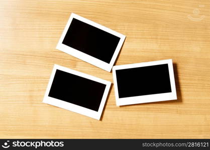 Designer concept - blank photo frames for your photos