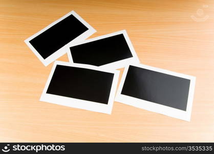 Designer concept - blank photo frames for your photos