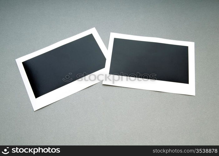 Designer concept - blank photo frames for your photos